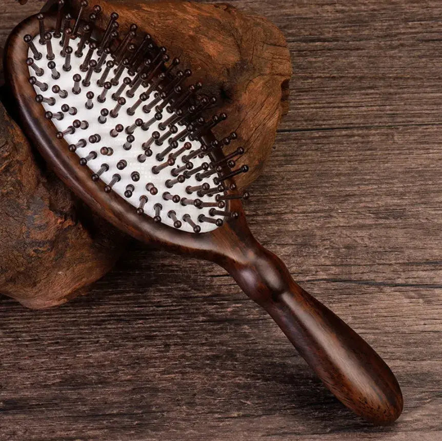 Anti-Frizz Bamboo Hairbrush
